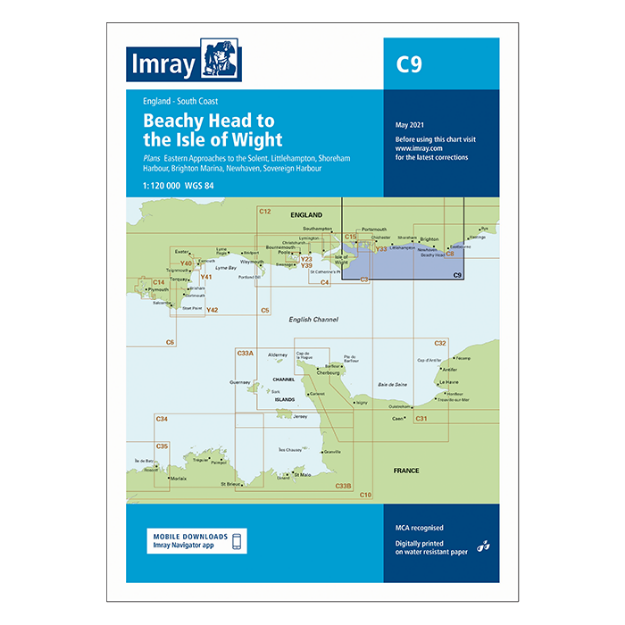 Imray C 9 - Beachy Head/Isle of Wight